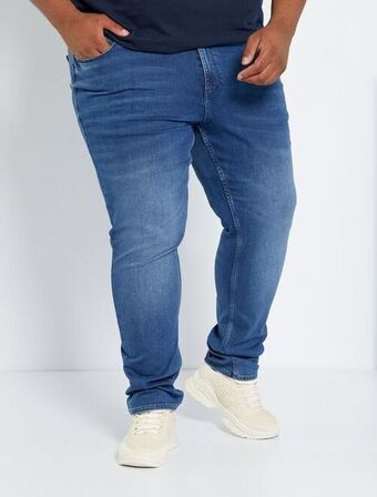 Kiabi Calças de ganga slim elásticas promoção