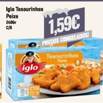 Belita Palitos de peixe iglo promoção