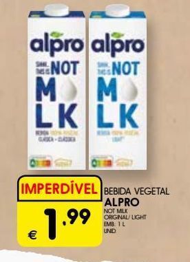 Meu Super Bebidas naturais alpro promoção