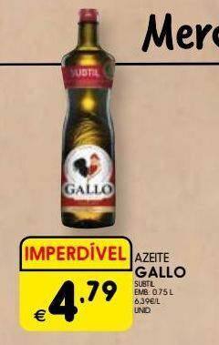 Meu Super Azeite gallo promoção