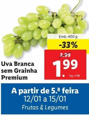 Lidl Uvas promoção