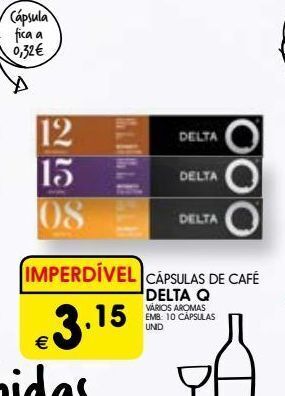 Meu Super Cápsulas de café delta q promoção