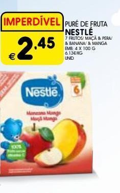Meu Super Puré de frutas nestlé promoção