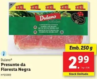 Lidl Presunto fumado dulano promoção