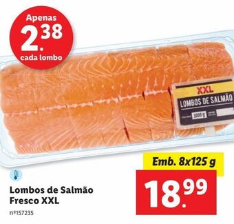 Lidl Lombo de salmão promoção