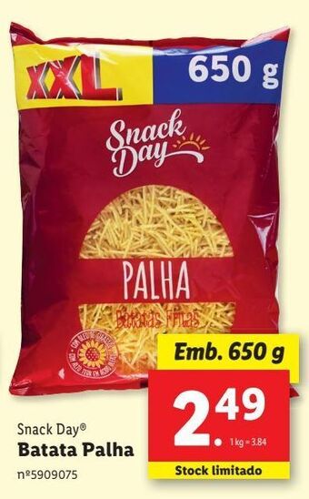Lidl Batata chips snack day promoção