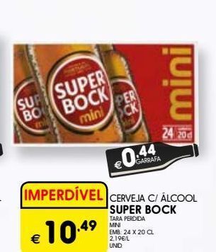 Meu Super Cerveja super bock promoção