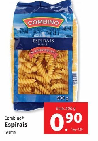 Lidl Macarrão combino promoção