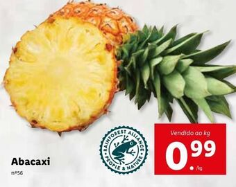 Lidl Abacaxi promoção