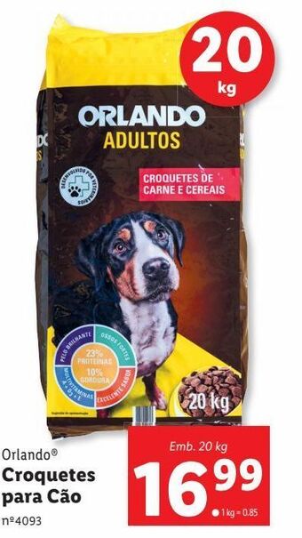 Lidl Comida de cachorro orlando promoção