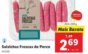 Lidl Linguiça promoção