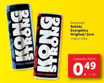 Lidl Bebida energética promoção