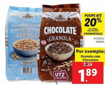 Lidl Cereais promoção