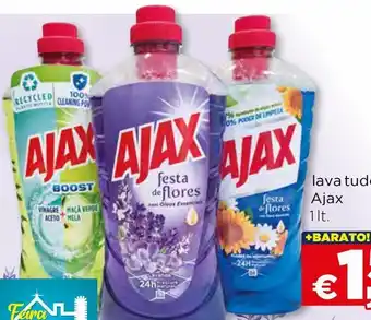 Bolama Detergente ajax promoção