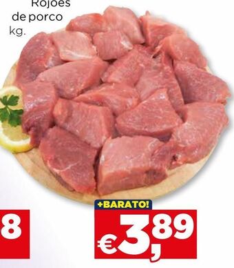 Bolama Carne suína promoção