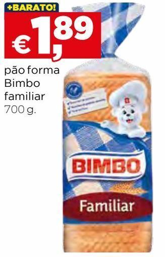 Bolama Pão de forma bimbo promoção