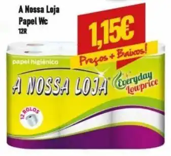 Belita Papel higiênico a nossa loja promoção