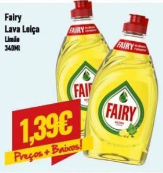 Belita Detergente lavalouça fairy promoção