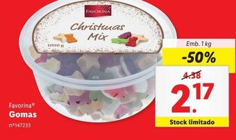 Lidl Gomas favorina promoção