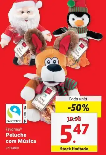 Peluches musicais favorina