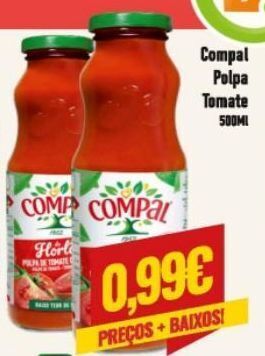 Belita Molho de tomate compal promoção