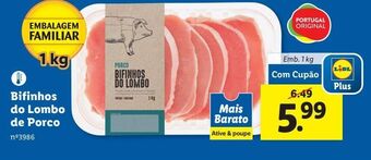 Lidl Filé suíno promoção