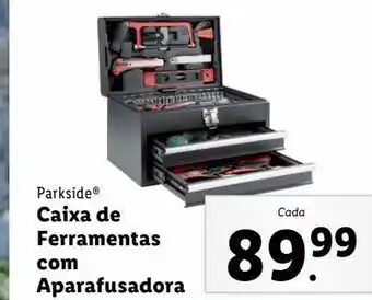 Lidl Caixa de ferramentas parkside promoção