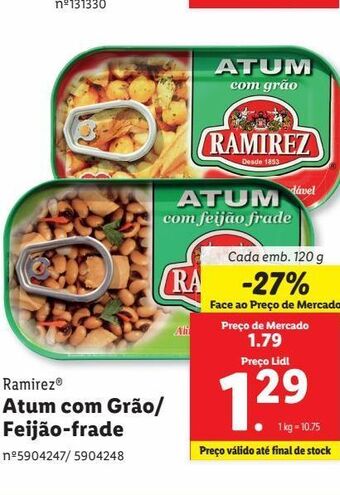 Lidl Atum em lata ramirez promoção