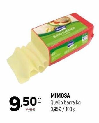 Coviran Queijo de barra mimosa promoção
