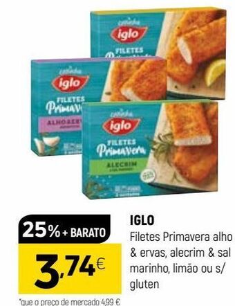 Coviran Palitos de peixe iglo promoção