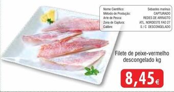 Froiz Filé de peixe promoção