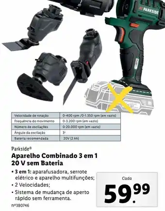 Lidl Ferramentas manuais parkside promoção