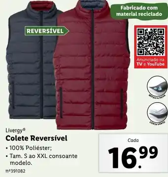 Lidl Colete masculino promoção