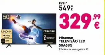 Radio Popular Hisense Televisão LED 50A6BG promoção