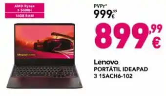Radio Popular Lenovo Portátil Idepad 3 15ACH6-102 promoção