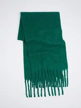 Cachecol maxi lã, verde
