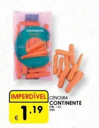 Meu Super Cenoura Continente 1kg promoção