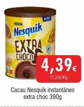 Froiz Chocolate em pó nesquik promoção