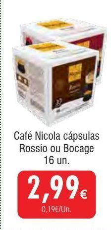 Froiz Cápsulas de café nicola promoção
