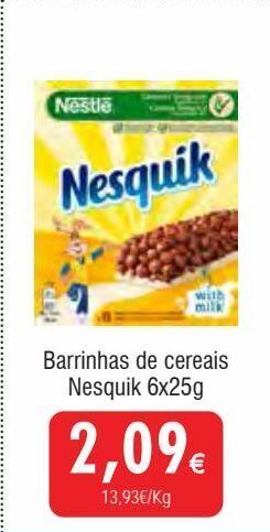Froiz Cereais nesquik promoção