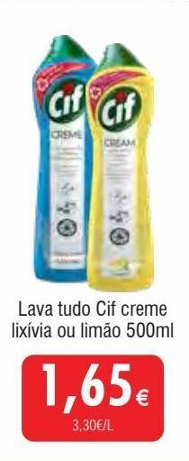 Froiz Limpadores cif promoção