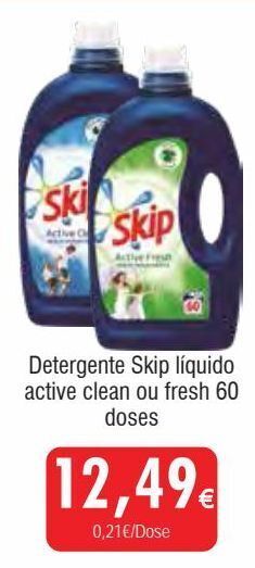 Froiz Detergente líquido skip promoção