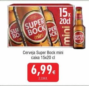 Froiz Cerveja super bock promoção