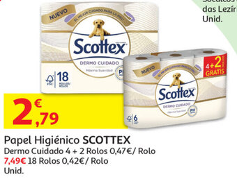Auchan Papel Higiénico Scottex promoção