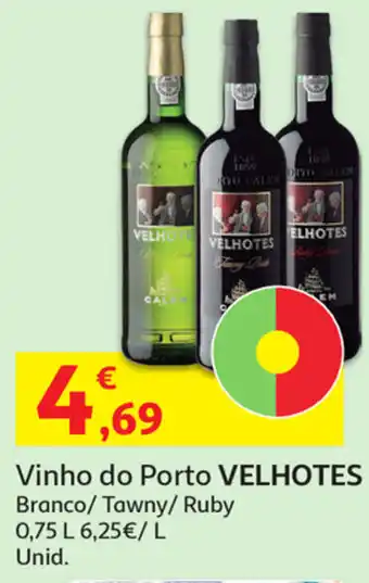 Auchan Vinho do Porto Velhotes 0,75L promoção