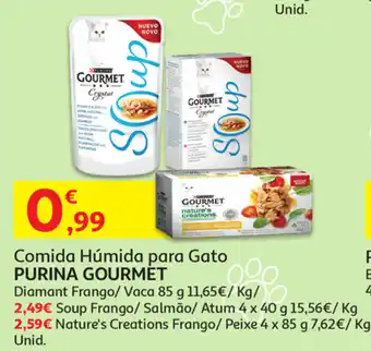 Auchan Comida Húmida para Gato Purina Gourmet 85g promoção