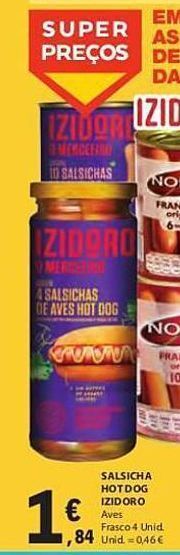 E.Leclerc Salsicha izidoro promoção