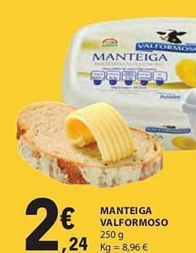 E.Leclerc Manteiga valformoso promoção