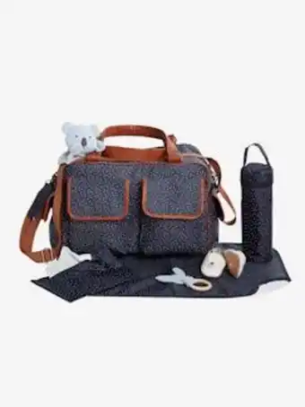 Vertbaudet Saco de mudas com vários bolsos, vertbaudet - azul escuro... promoção