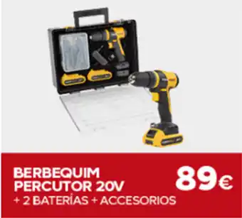 Brico Depôt Berbequim Percutor 20V promoção